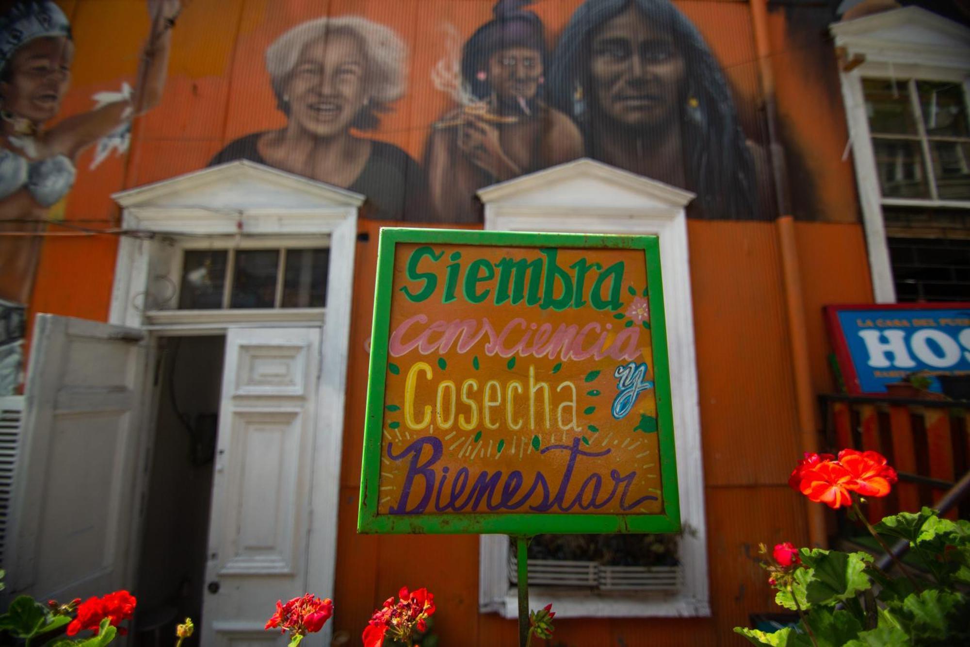 La Casa Del Puerto, Hostal Cultural, Cerro Alegre Valparaiso Ngoại thất bức ảnh