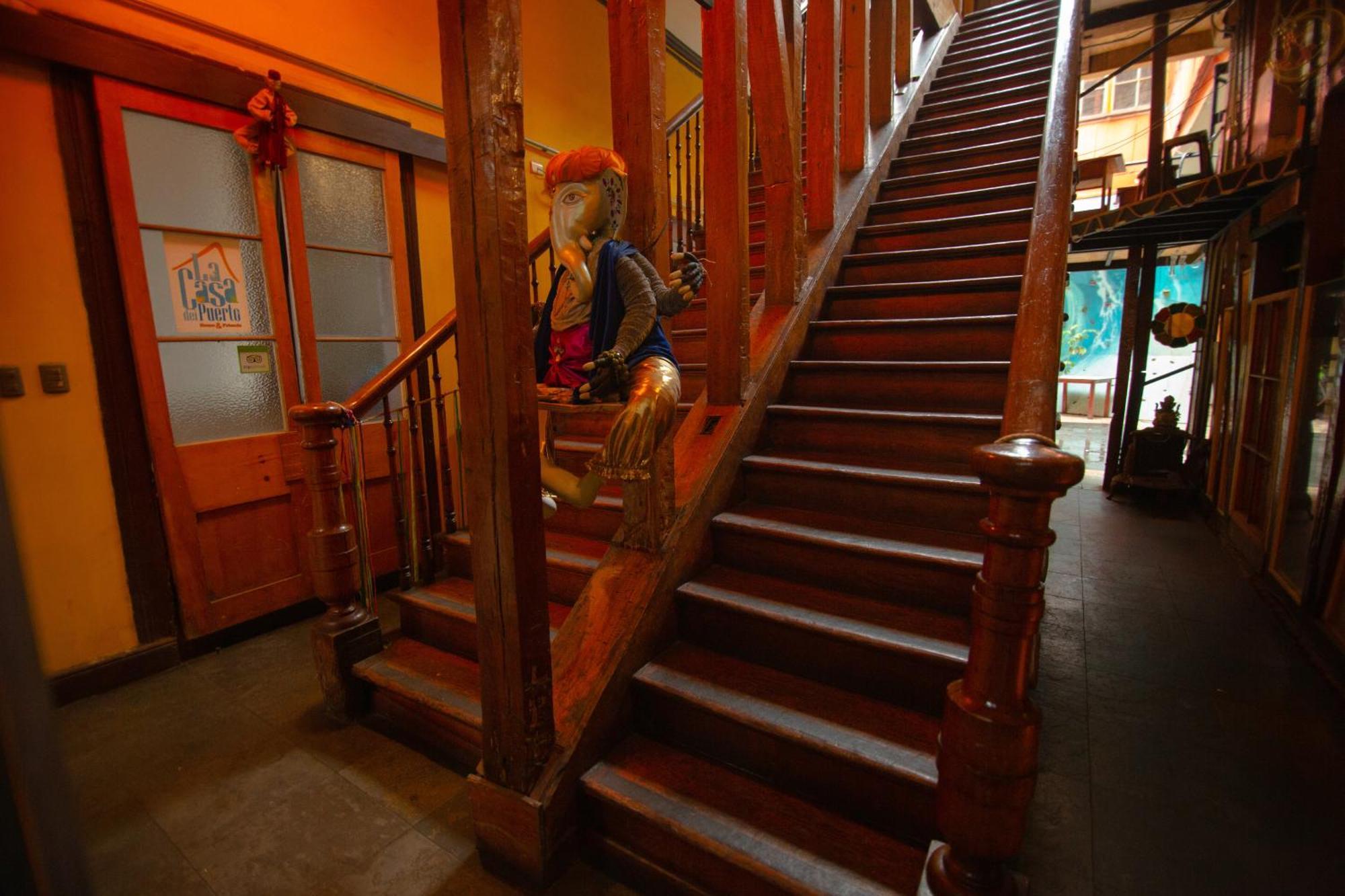 La Casa Del Puerto, Hostal Cultural, Cerro Alegre Valparaiso Ngoại thất bức ảnh